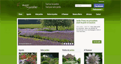 Desktop Screenshot of magie-des-jardins.be