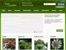 Tablet Screenshot of magie-des-jardins.be